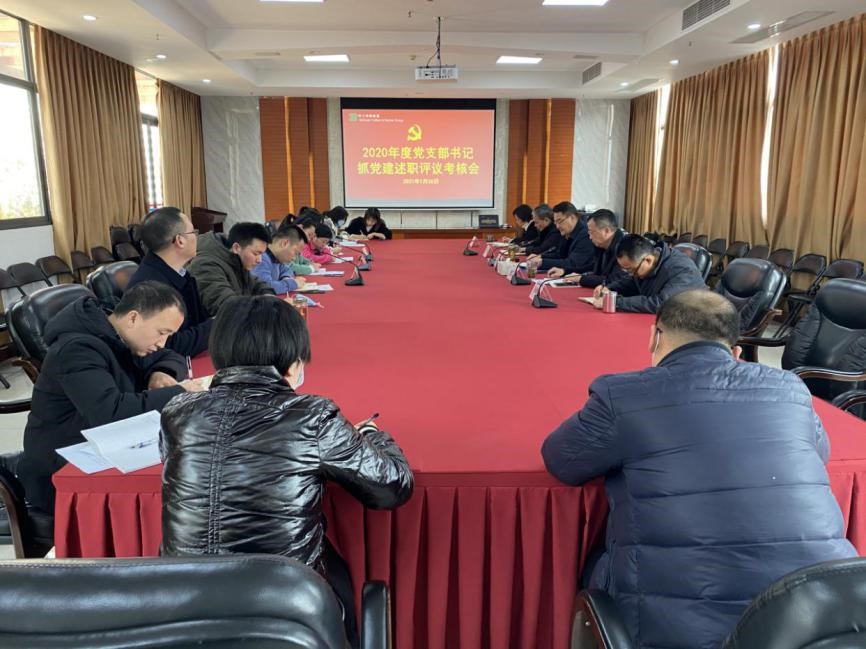 二八圈党委召开2020年度党支部书记  抓党建述职评议考核会