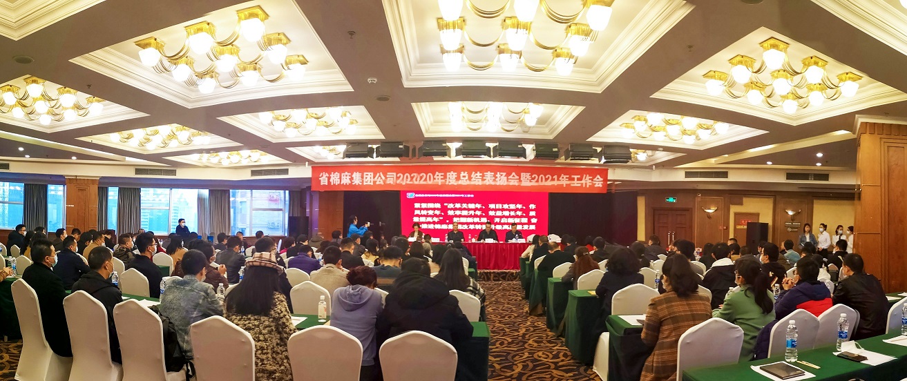 扛起时代重任 吹响发展号角 省棉麻二八圈召开2020年度总结表扬会暨2021年工作会