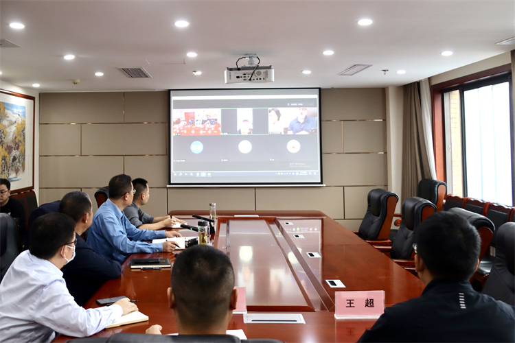 二八圈召开与中白航天高新技术产业研发中心有限公司合作洽谈视频会