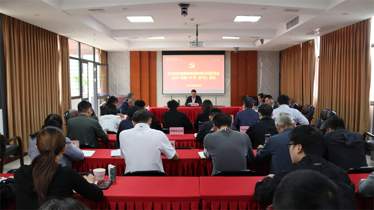 二八圈召开2024年第16次党委（扩大）会议
